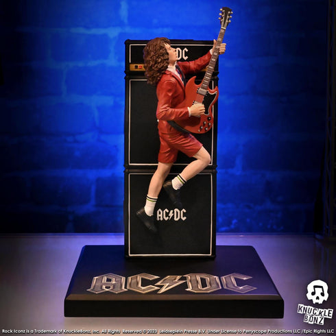 Knucklebonz AC/DC Rock Iconz Angus Young III Statue